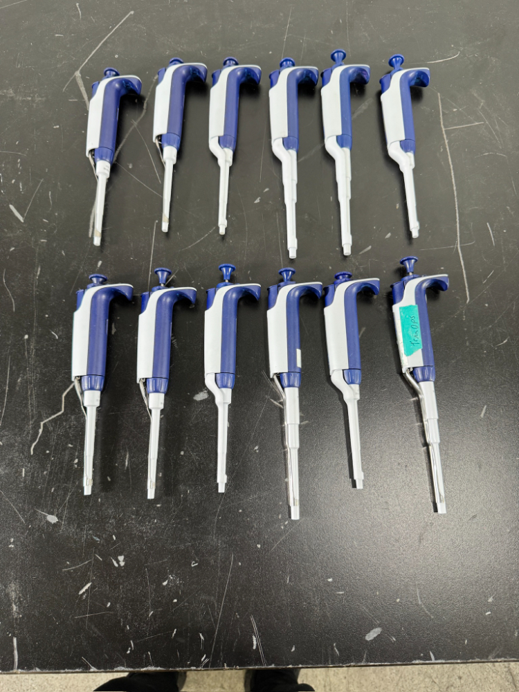 Image of Rainin Pipet-Lite XLS Single Channel Pipettes - Quantity 12